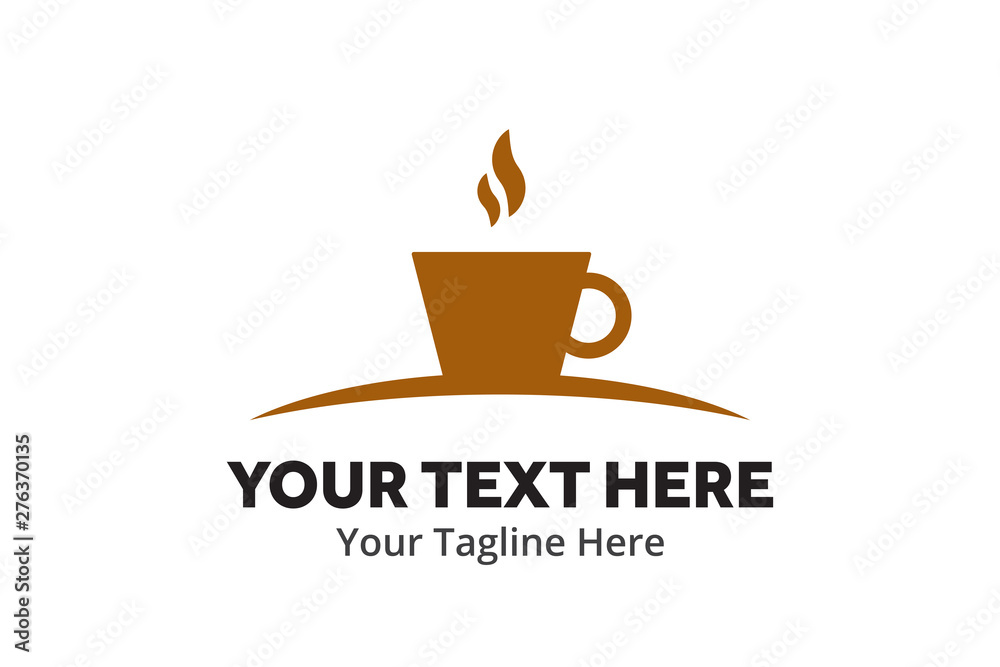 unique coffee simple logo creative design in flat style with color . coffee logo creative design for identity and business unique coffee simple logo creative design in flat style with color . coffee logo creative design for identity and business