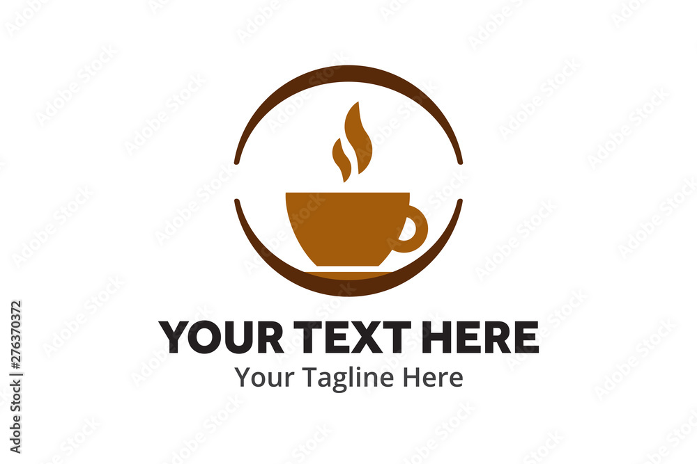 unique coffee simple logo creative design in flat style with color . coffee logo creative design for identity and business unique coffee simple logo creative design in flat style with color . coffee logo creative design for identity and business