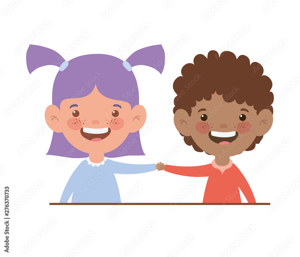 couple baby smiling on white background couple baby smiling on white background