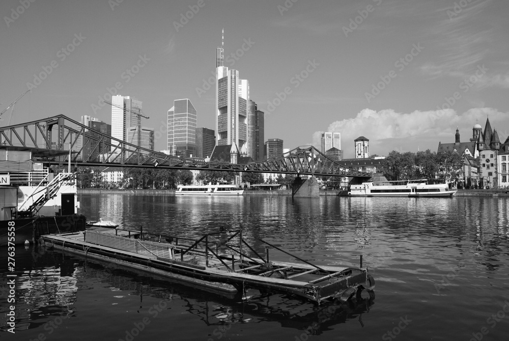 Black and white picture of Frankfurt