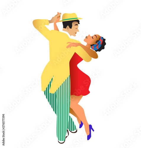 Classic cubano dance poster design.