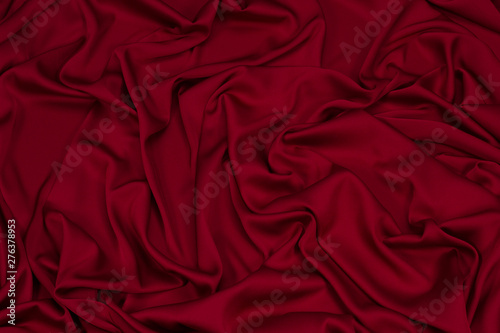 Fabric silk red background texture photo