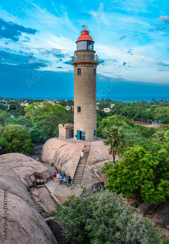 lighthouse on coast of india