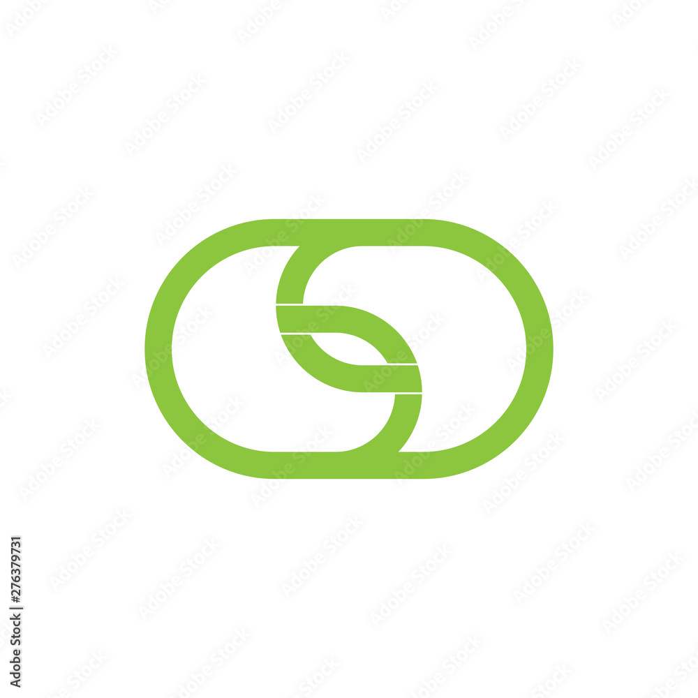 Capsule with letter GSD logo design vector Capsule with letter GSD logo design vector