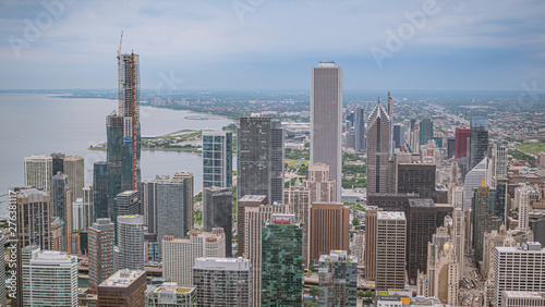 The Skyscrapers of Chicago - aerial view - travel photography