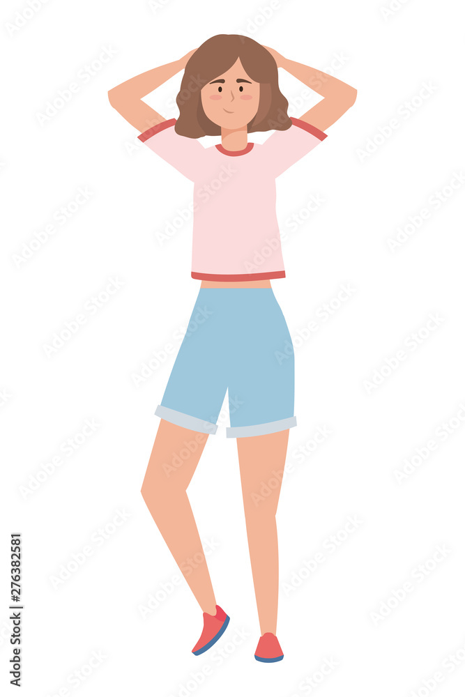 Avatar woman with hat design Avatar woman with hat design