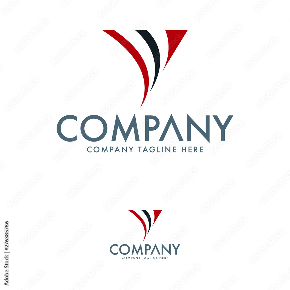 Fototapeta premium Creative Letter Y and T Logo Template