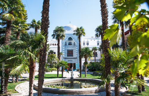 Dulber Palace in Koreiz near Yalta in Crimea. Palace in oriental style photo