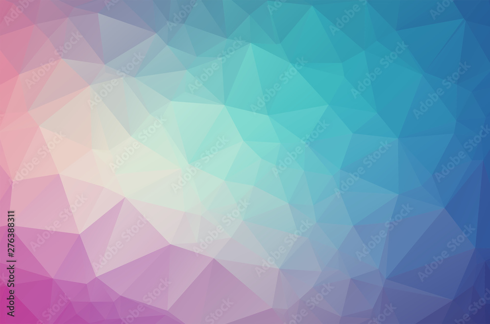 blue purple Low poly crystal background. Polygon design pattern. blue purple Low poly vector illustration, low polygon background.
