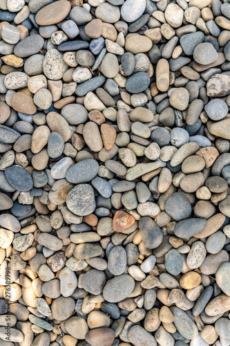 Small stones or pebbles background or texture