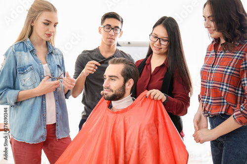 Professional hairdresser an...