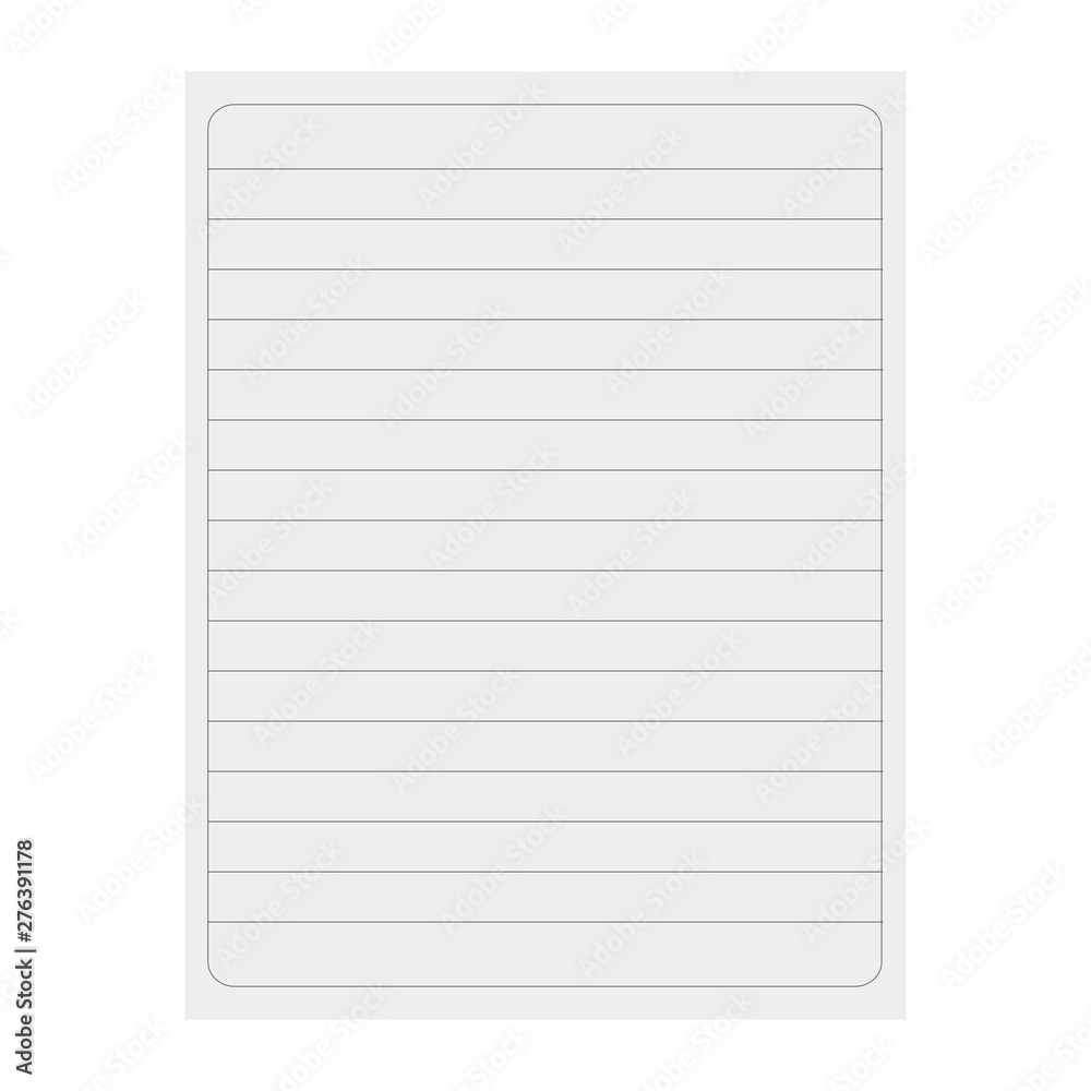 sheet of notebook paper icon sheet of notebook paper icon