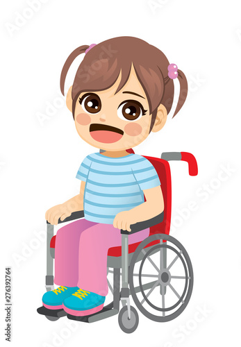 Sweet little cute disabled ...