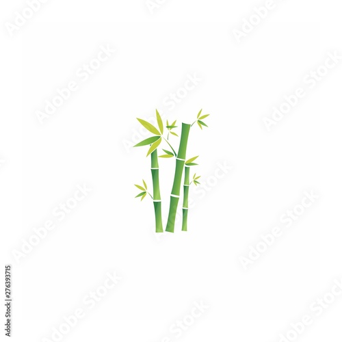 Bamboo logo icon vector template