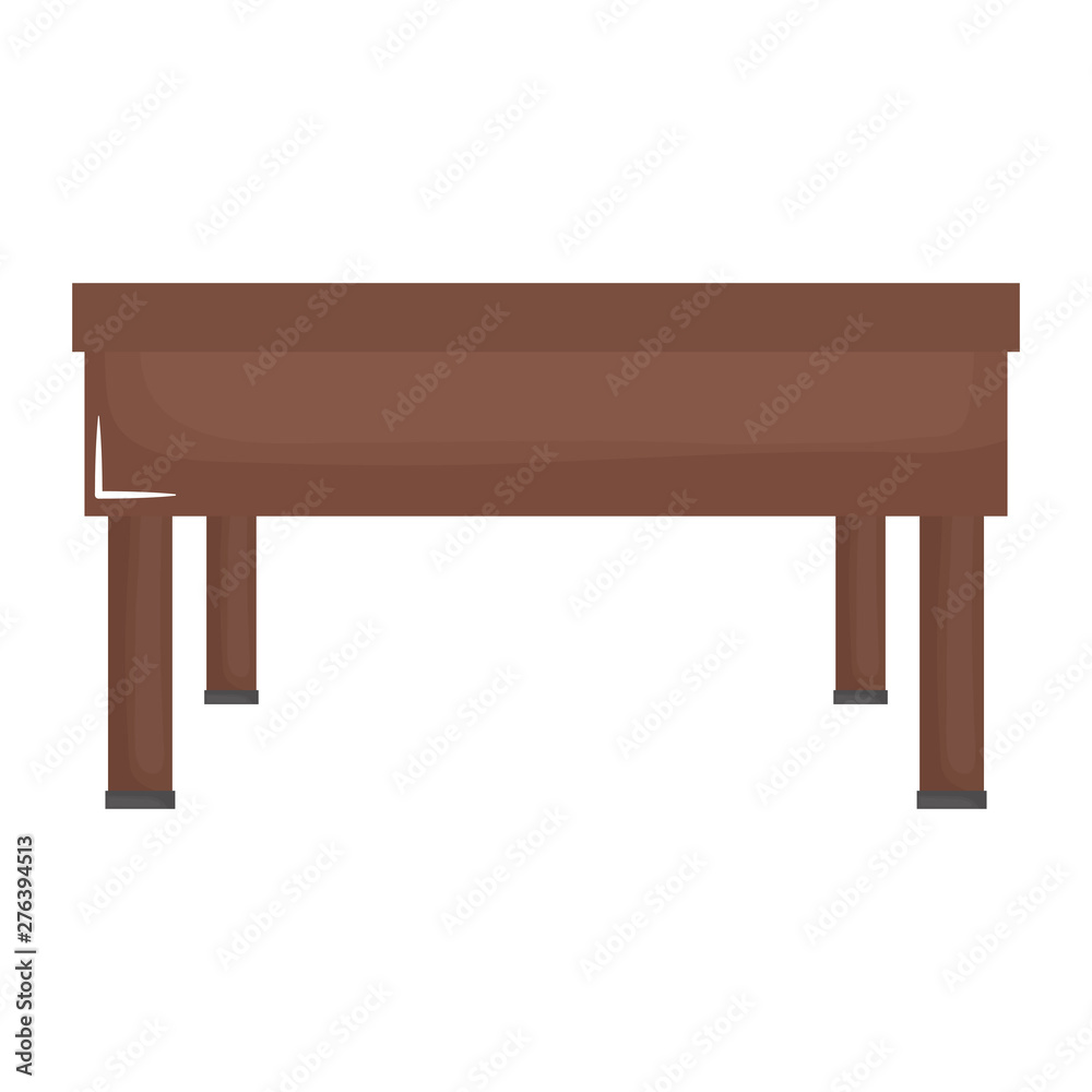 schooldesk wooden education isolated icon schooldesk wooden education isolated icon