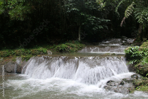 Waterfall at Sa Nang Manora Forest Park  Phang Nga Province  Thailand