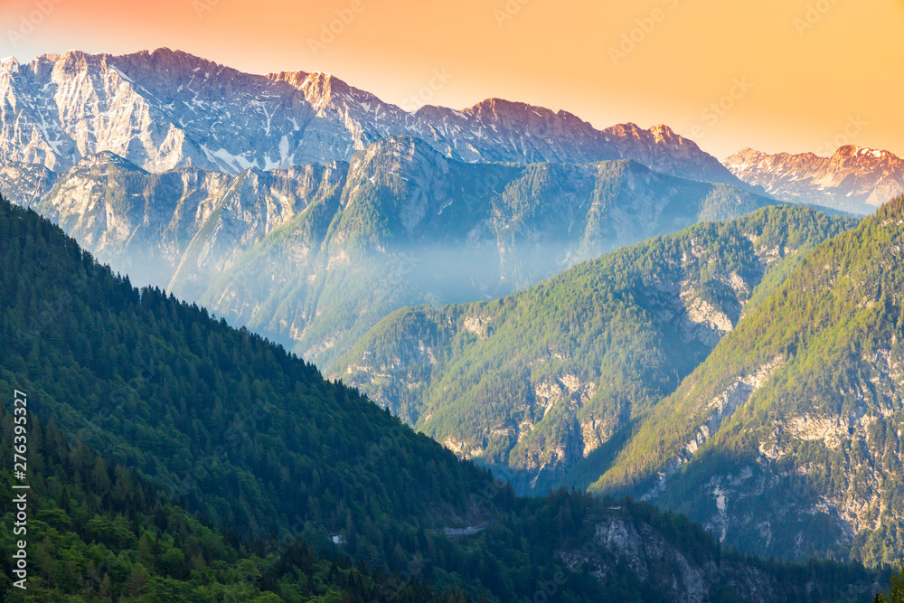 Plakat Mountains in Triglav national park, Slovenia