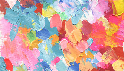 Abstract acrylic and watercolor painting. Canvas background.