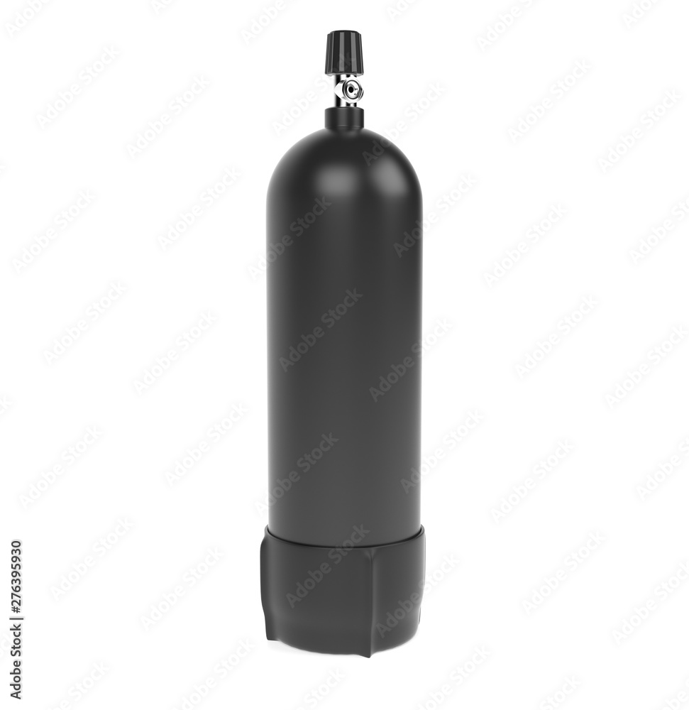 Obraz premium Diving air tank. 3d rendering illustration