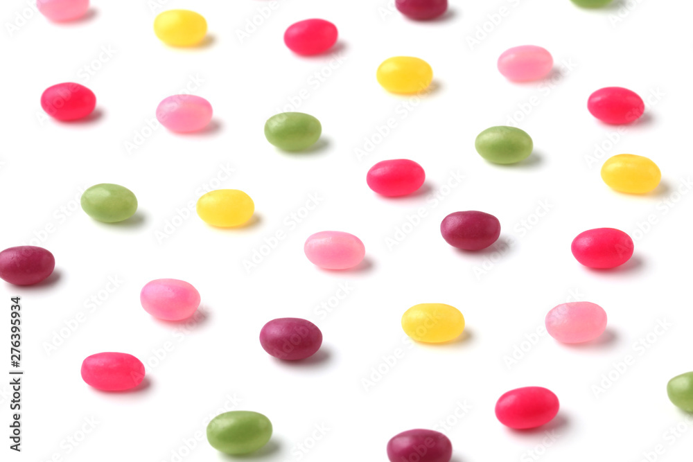 カラフル グミ ゼリー キャンディー お菓子 白背景 カラフル グミ ゼリー キャンディー お菓子 白背景