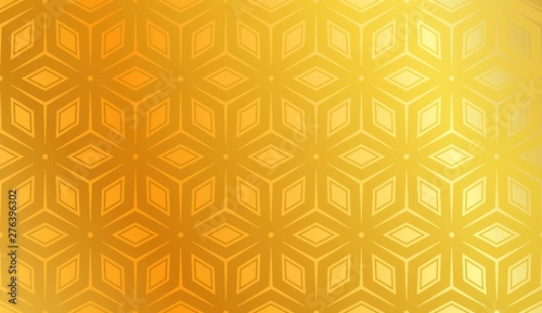 Golden Creative Multicolored Blurred Background. Elegant Background With Polygonal Line. Triangular Style. Vector Illustration. Modern Design For You Business, Project