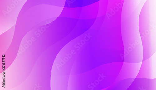 Futuristic Blue Purple Color Design Geometric Wave Shape. For Elegant Pattern Cover Book. Vector Illustration with Color Gradient.