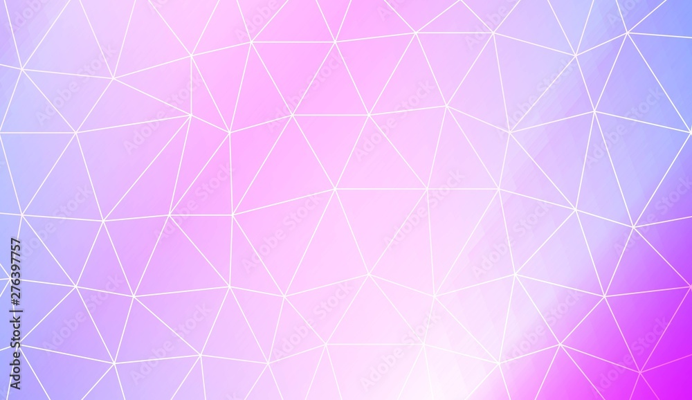 Decorative background with triangles. For flyer, screen, business presentation. Vector illustration. Creative gradient color.