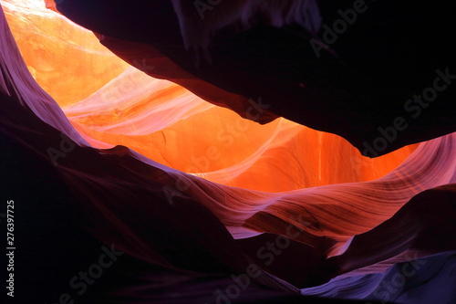 Antelope Canyon National Park Arizona USA Colured and curve Rocks