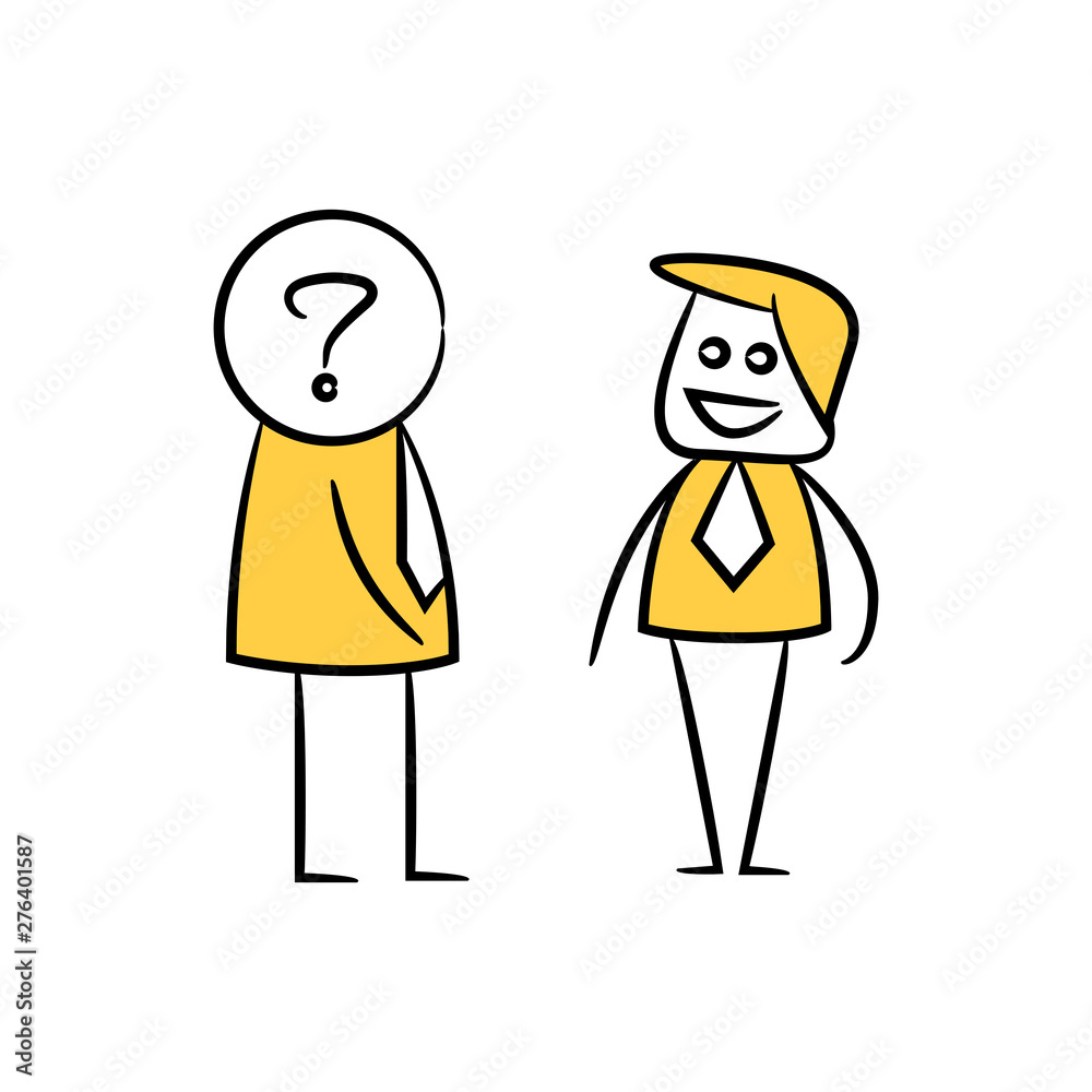 business question mark head, doodle character design business question mark head, doodle character design