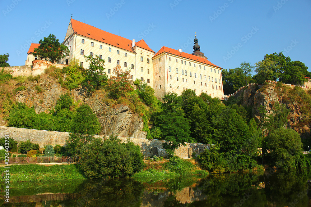 Castle and Chateau in Bechyne, South Bohemia.