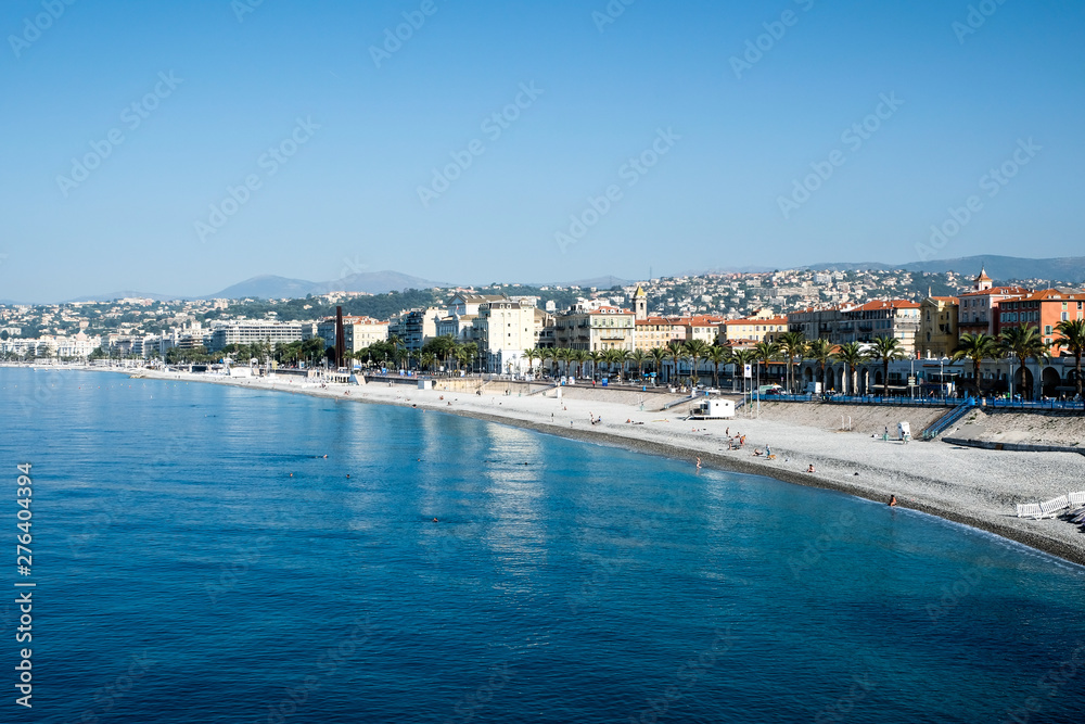 nice at the beautiful cote d azur, france, europe