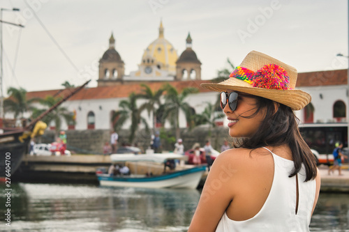 young woman in Cartagena Colombia © luis