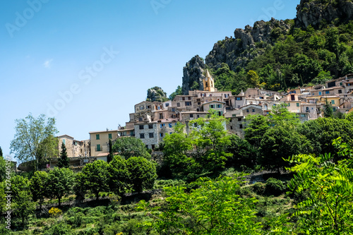 Sainte Agnes in the french Riviera, Cote d Azur, France, Europe