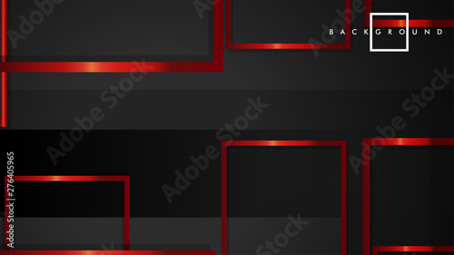 Vector Modern Abstract Squares Backgrounds . with a black and red metal color gradient. eps 10 template