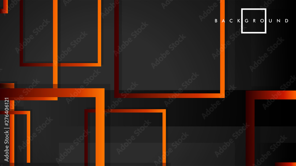 Vector Modern Abstract Squares Backgrounds . with a black red orange gradient. eps 10 template Vector Modern Abstract Squares Backgrounds . with a black red orange gradient. eps 10 template