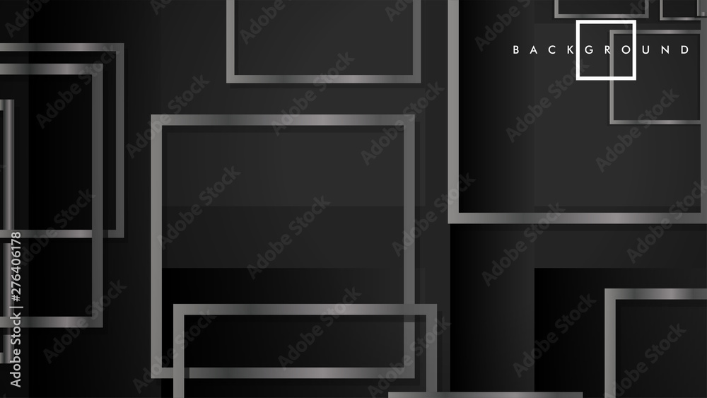 Vector Modern Abstract Squares Backgrounds . with a black and gray metal color gradient. eps 10 template Vector Modern Abstract Squares Backgrounds . with a black and gray metal color gradient. eps 10 template