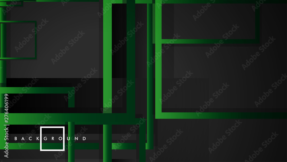 Vector Modern Abstract Squares Backgrounds . with a black green gradient. eps 10 template Vector Modern Abstract Squares Backgrounds . with a black green gradient. eps 10 template
