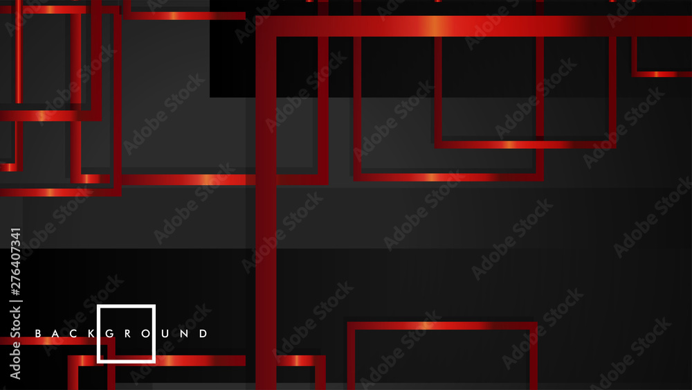 Vector Modern Abstract Squares Backgrounds . with a black and red metal color gradient. eps 10 template Vector Modern Abstract Squares Backgrounds . with a black and red metal color gradient. eps 10 template