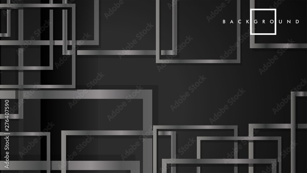 Vector Modern Abstract Squares Backgrounds . with a black and gray metal color gradient. eps 10 template Vector Modern Abstract Squares Backgrounds . with a black and gray metal color gradient. eps 10 template