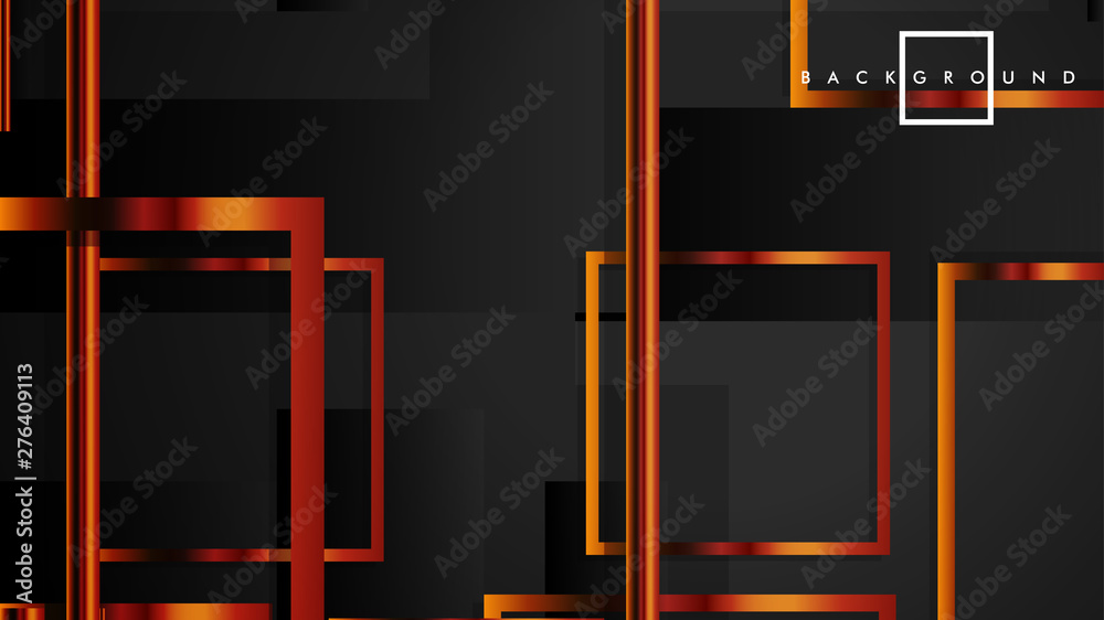 Vector Modern Abstract Squares Backgrounds . with a black and metal color gradient. eps 10 template Vector Modern Abstract Squares Backgrounds . with a black and metal color gradient. eps 10 template
