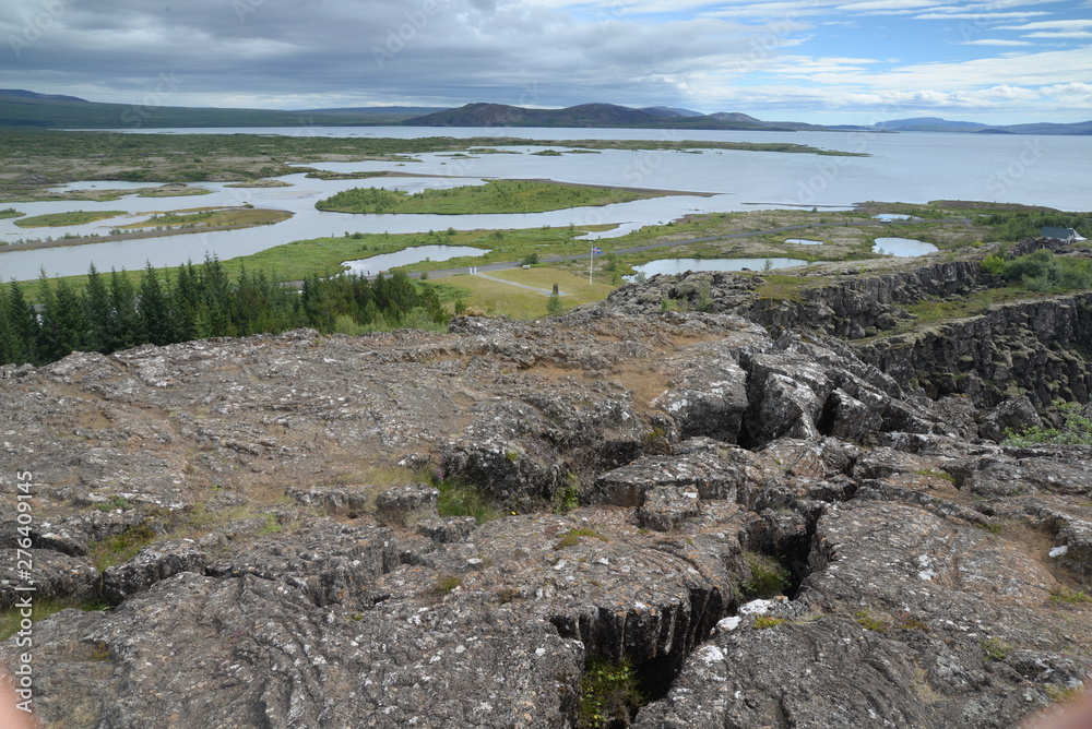 Grabenbruch bei Thingvellir, Island