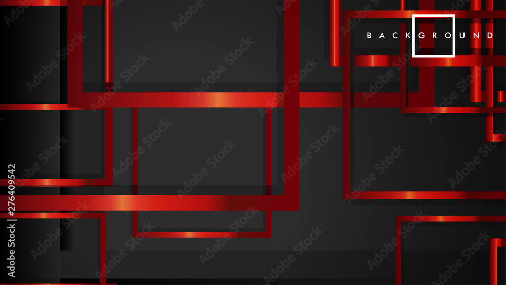 Vector Modern Abstract Squares Backgrounds . with a black and red metal color gradient. eps 10 template Vector Modern Abstract Squares Backgrounds . with a black and red metal color gradient. eps 10 template