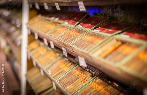 Mexican cigars in a shop photo