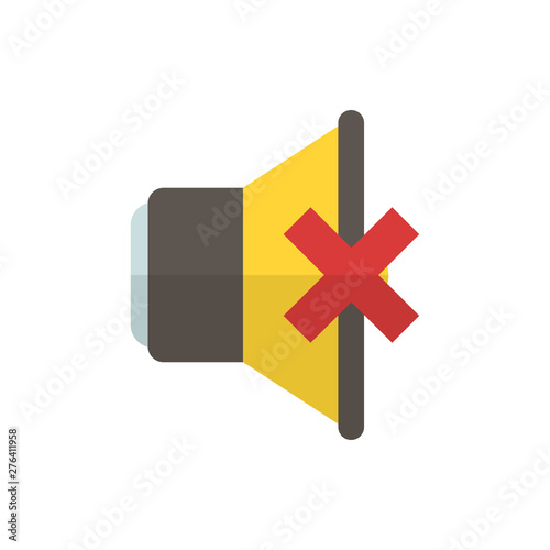 mouthpiece flat vector icon
