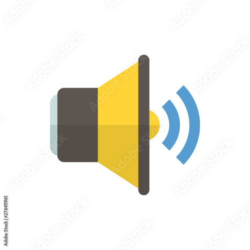 mouthpiece flat vector icon