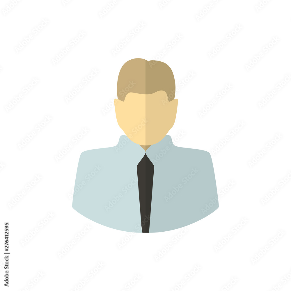 manager flat vector icon
