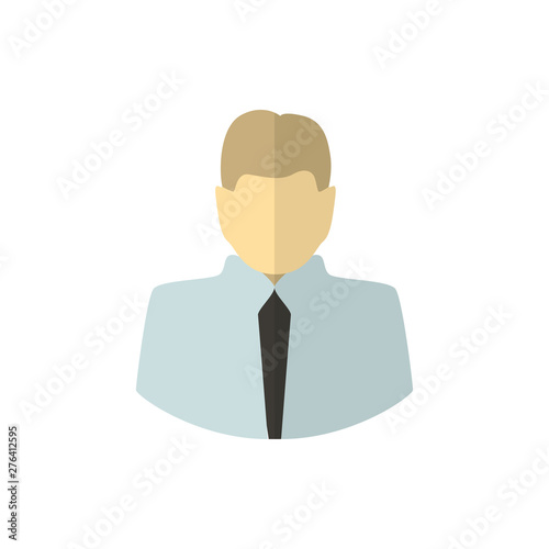 manager flat vector icon