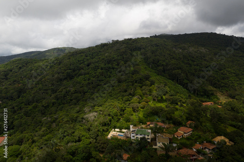 Beautiful view of Guaramiranga Valley in Brazil 
