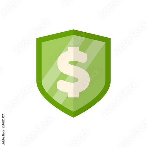 finance protect flat vector icon