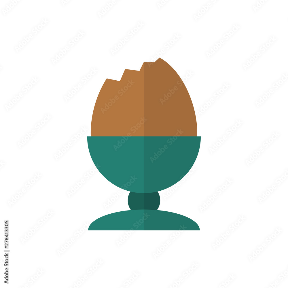 poached egg flat vector icon poached egg flat vector icon